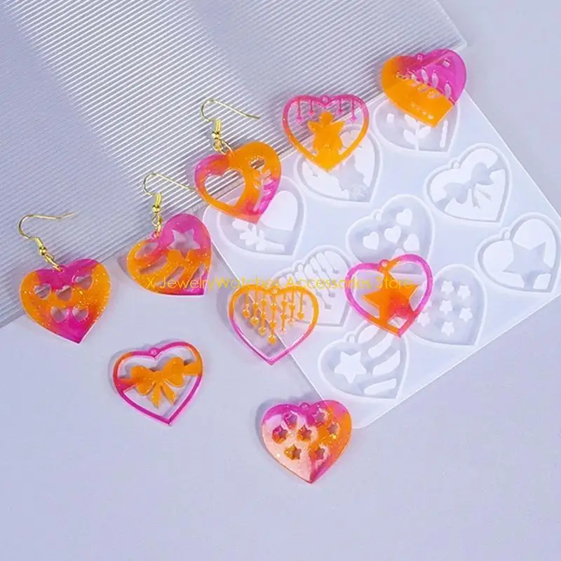 

Силиконовые формы 31KD, 4 шт., уникальные формы для футбольных сережек, формы для брелоков, просты в использовании и чистке, для