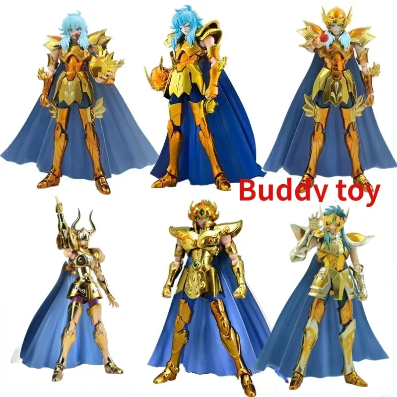 MC Saint Seiya Myth Cloth EX Aries Mu Leo Aiolia Piscis Afrodita Cáncer DeathMask Caballeros del Zodíaco Figura de acciónEn stock