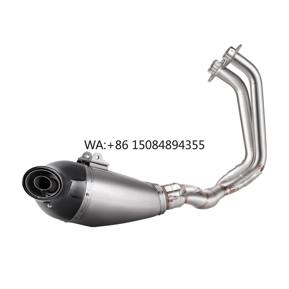 2017-2023 Ninja650 Versys650 Z650 Motorcycle Exhaust System Front Link Pipe Muffler Underbody Full Exhaust Modification New