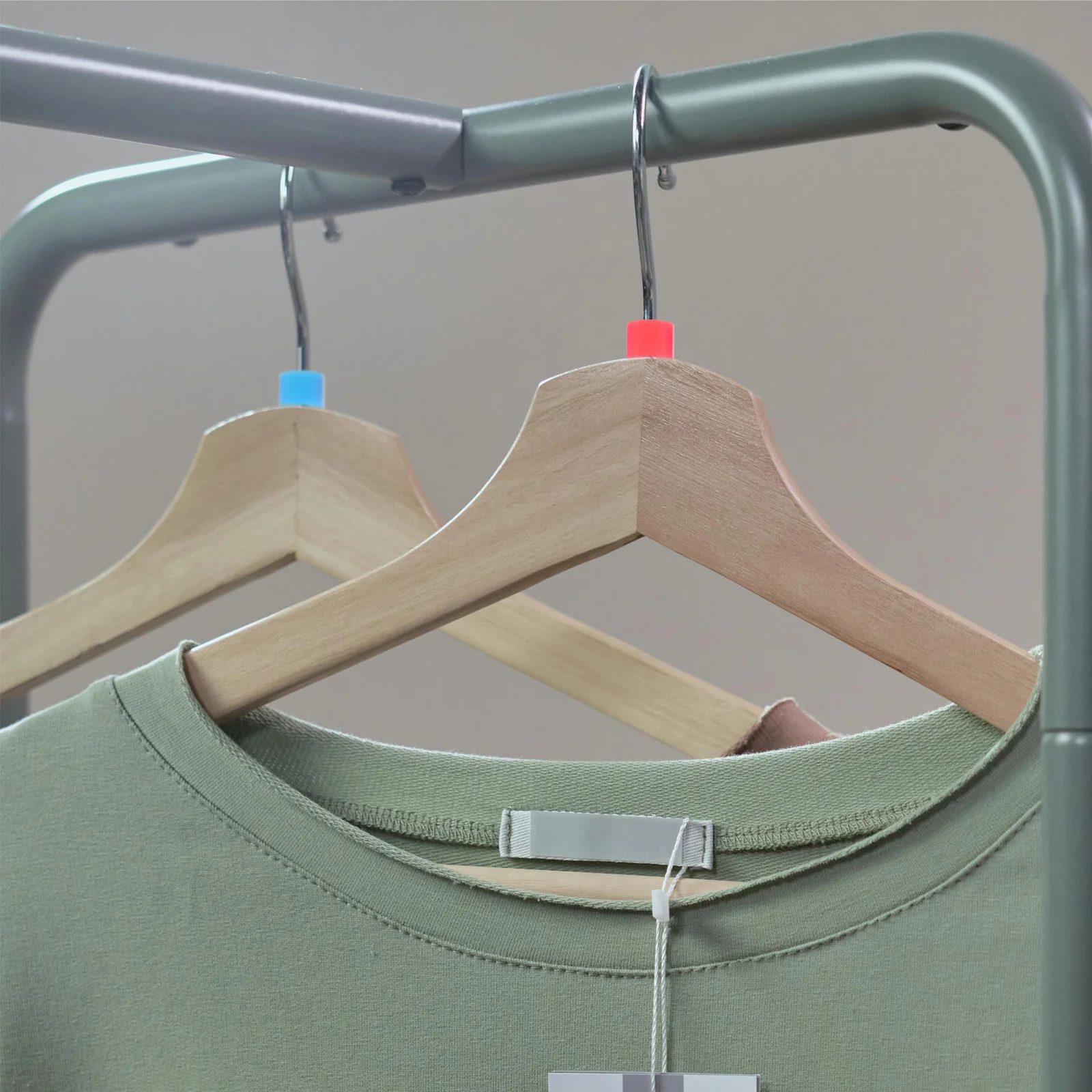 

180Pcs Garment Hanger Markers Colored Plastic Tags for Clothing Racks - Efficient Color Coding System for Closets and Dry