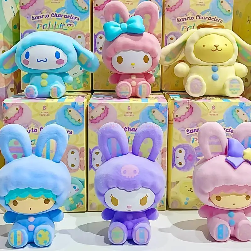 

Подлинная серия Sanrio Tutu, слепая коробка Cinnamoroll Kuromi My Melody, фигурка, настольное украшение, коллекционные игрушки, подарки на день рождения для девочек