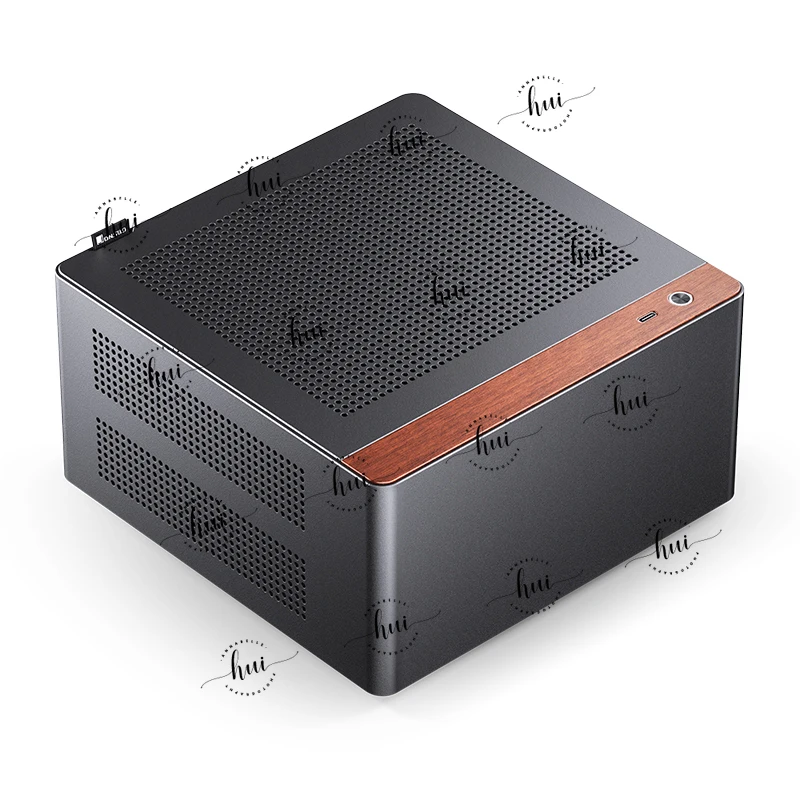NV10 N10 ITX Mini Desktop Case 3.3mm Aluminum Alloy Chassis Shell Support 1U FLEX Power Suppl 4.5L Volume Small PC Casing