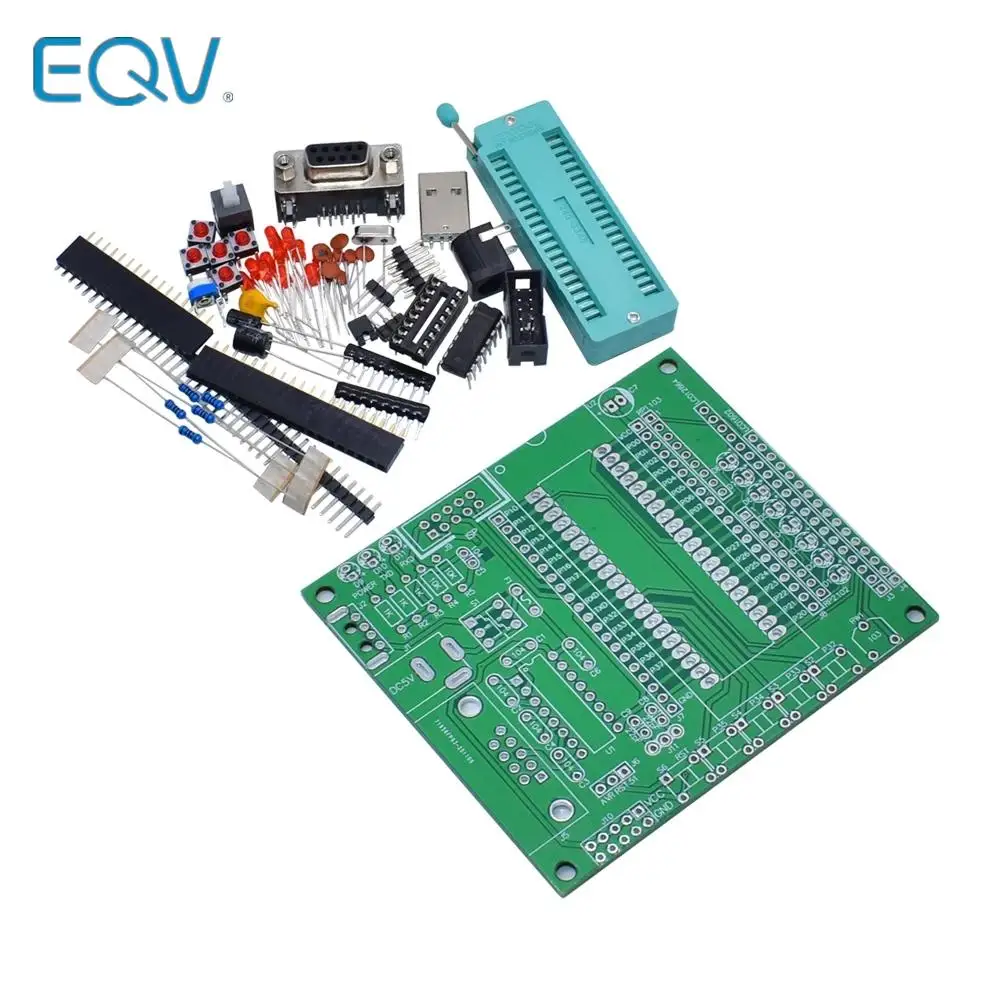 DIY learning board kit suit the parts 51/AVR microcontroller development board learning board STC89C52