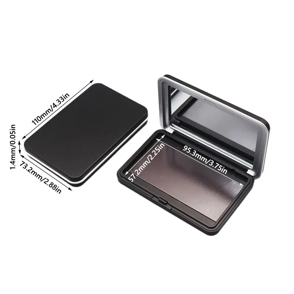 Multi-grids DIY Eyeshadow Palette with Mirror Matte Black DIY Cosmetic Box Empty Match By Oneself Magnetic Makeup Palette view 6