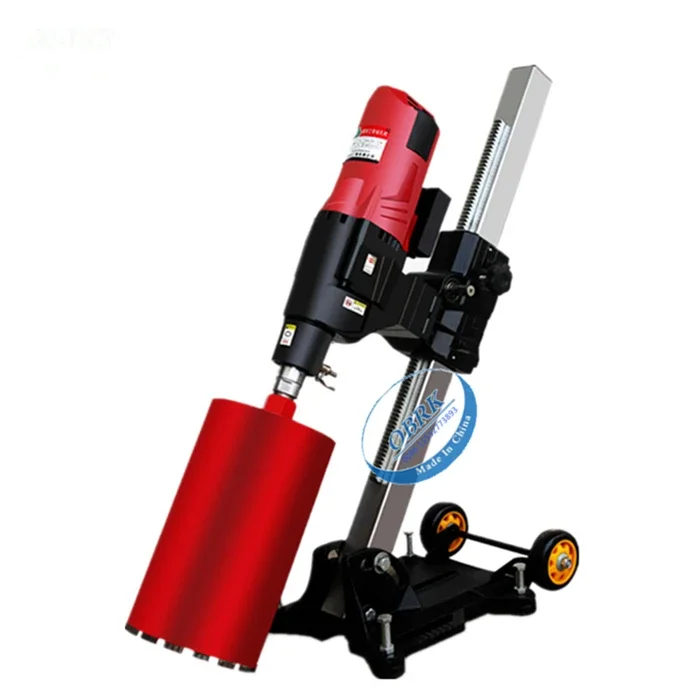 Diamond Core Drill Machine for Concrete Vertical Stand Press Drilling