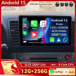 Android 15 For Subaru Outback 3 Legacy 4 2003 - 2009 LHD 2K QLED Android Car Radio Multimedia Video Player GPS Stereo CarPlay 4G