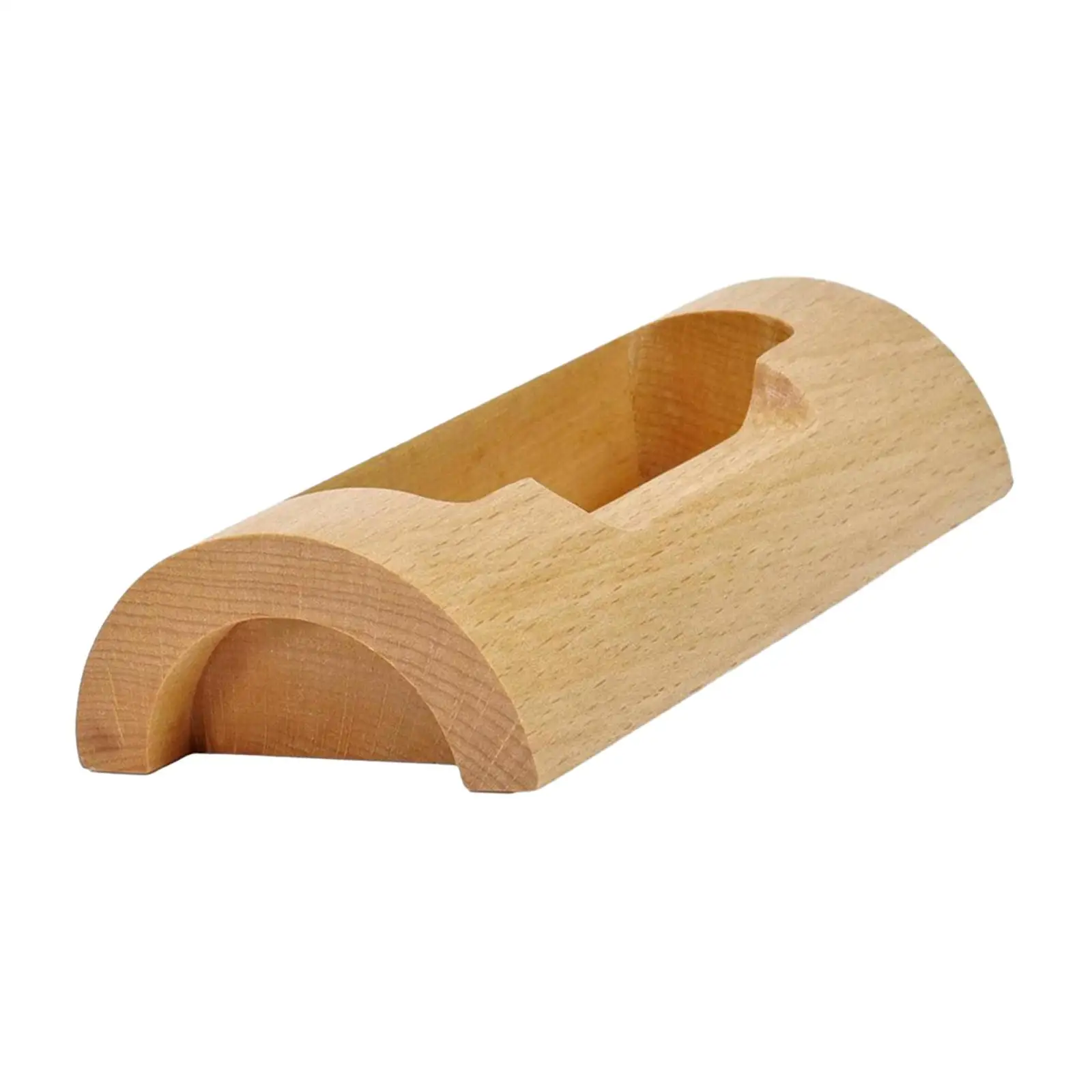 Beech Wood Business Card Display Holder Desktop Name Card Stand for Office Exhibition Business Negotiation Gift