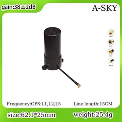 GNSS Antenna L1 L2 L5 Full Frequency RTK Differential Navigation Positioning Four Arm Spiral Antenna Four-Star Multi Frequency
