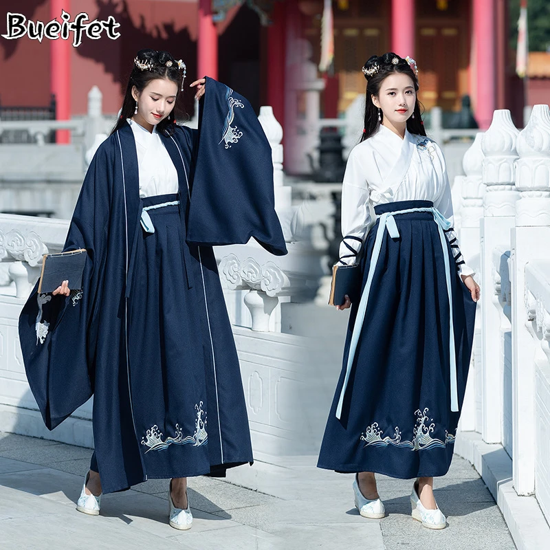 

Hanfu женское традиционное китайское платье классический народный принцесса фехтовальщик танцевальный костюм Тан костюм японское кимоно