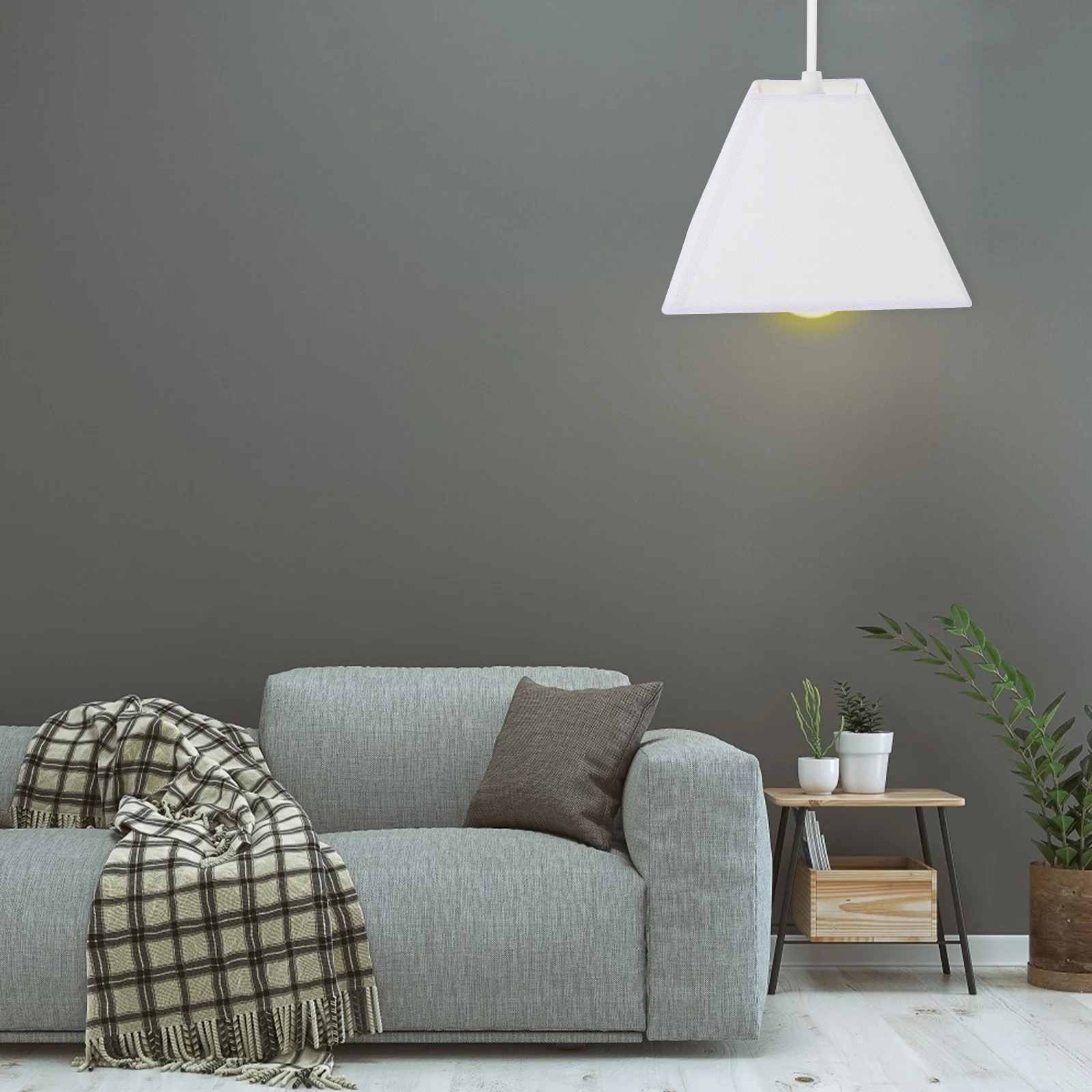 

1pc Cloth Lampshade Square Exquisite Dust-Proof Light Cover For Wall Ceiling Floor Lamp Decorative Warm Lighting Home Bedroom