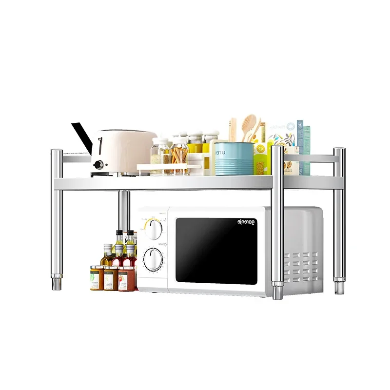 Thickened multi-layer kitchen storage floor rack