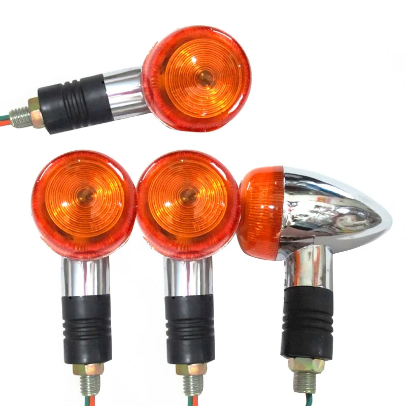 4x Bullet Turn Signals Lights For Suzuki Intruder Volusia Boulevard C50 C90 M90