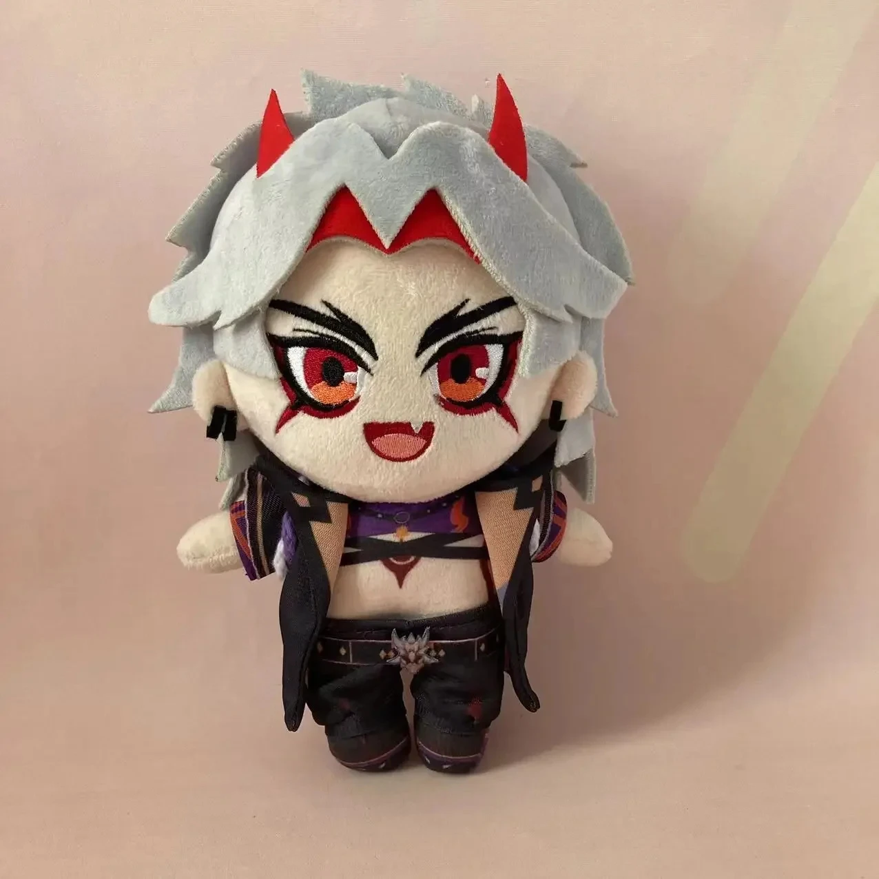 20cm Genshin Impact Soft Venti Kazuha Albedo Arataki Itto Tartaglia Xiao Hot Game Plushie Toys Cosplay Kawaii Stuffed Doll Kids