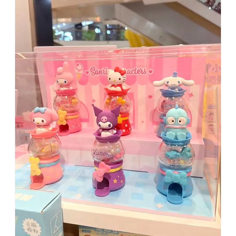 Sanrio Characters Capsule Toy Machine Blind Box Cute My Melody Cinnamoroll Mini Capsule Toy Machine Desk Decor Collection Gift view 2