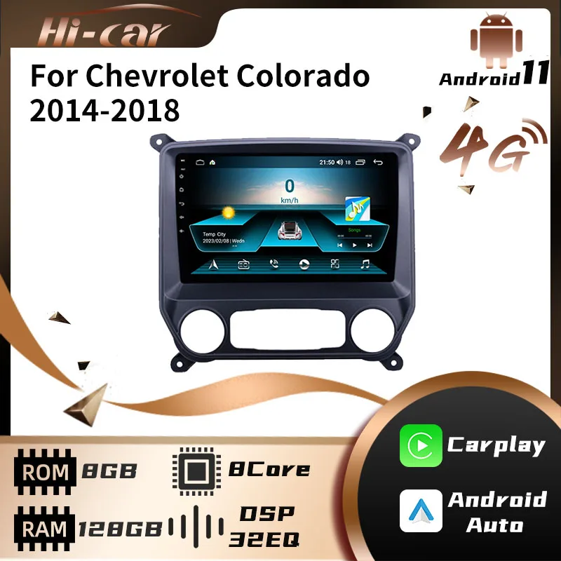 

2 Din Android Car Stereo for Chevrolet Colorado 2014-2018 Car Radio WIFI GPS Navigation Multimedia Player Head Unit Autoradio