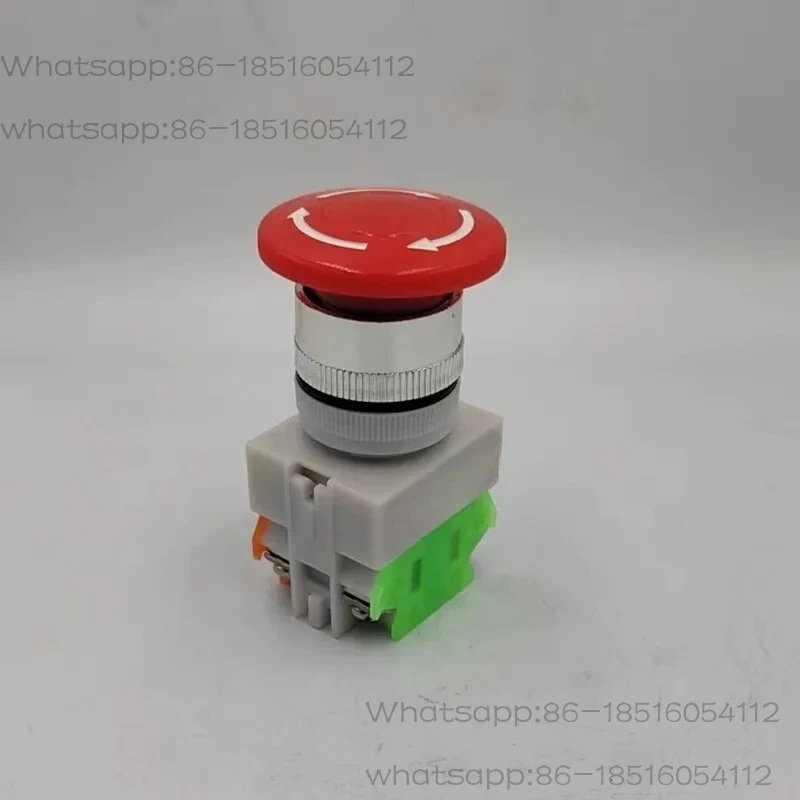 Generator Set Intelligent Control Box Emergency Stop Mushroom Head Emergency Stop Button Rotary with Self-locking Switch