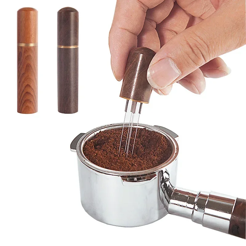 

Stainless Steel Coffee Powder Tamper Espresso Powder Stirrer Distributor Leveler WDT Tools Cafe Stirring Barista Accessories