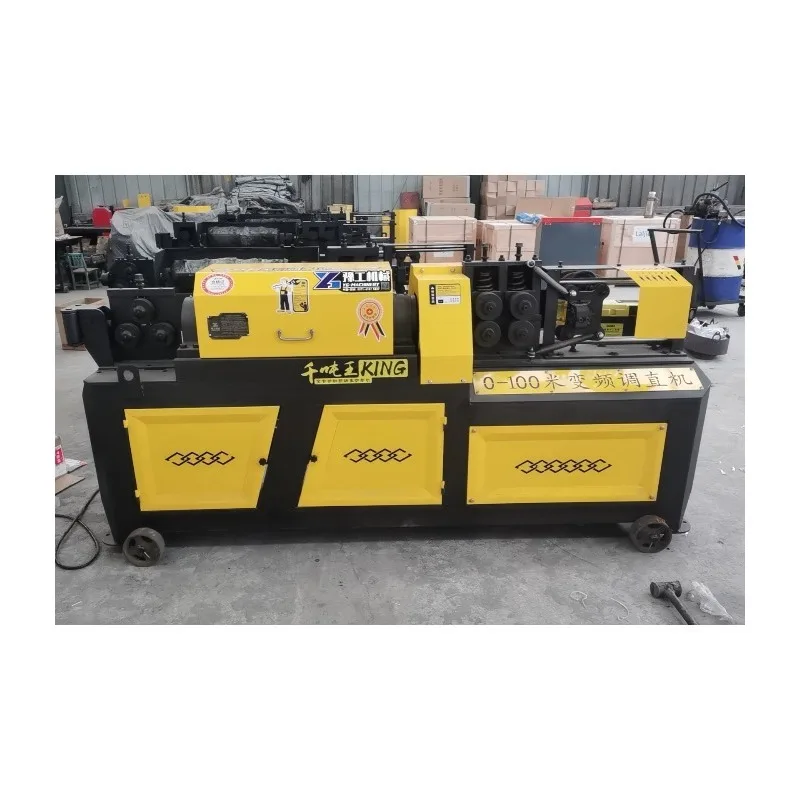High-quality steel bar straightening and cutting machine 6-12mm scrap steel bar straightening and cutting machine for constructi