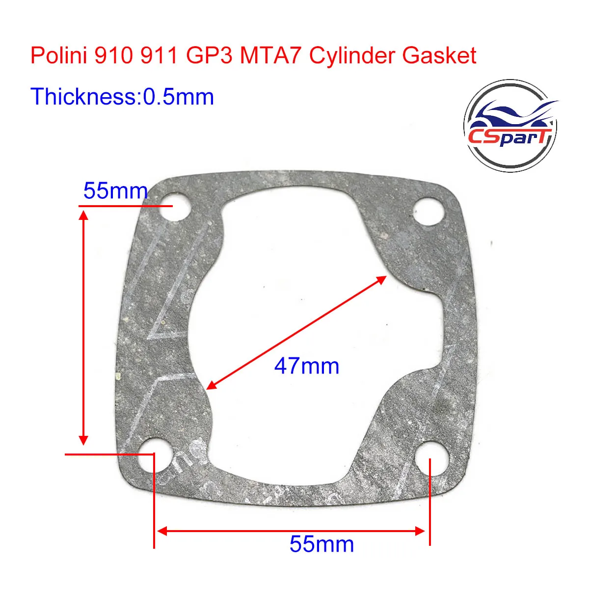 Gasket and Rubber Seal for 39CC 49CC Polini GP3  911 910 Water Cooled Engine