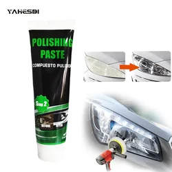 Kits de polimento para restauração de farol de carro, pasta de limpeza para reparo de farol, ferramenta de remodelação, polidor de lentes leves, cuidados com o carro