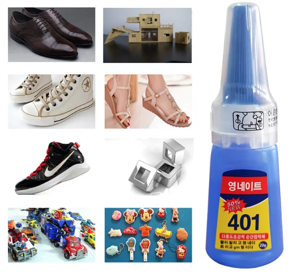 1PCS 401 Instant Fast Adhesive 20G Bottle Stronger Super Glue Multi-Purpose Fix HOT Super Strong Liquid Colorless Glue