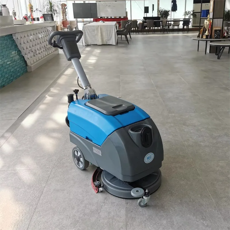 Factory More Powerful Walk Behind Scrubbing Machine Floor Scrubber