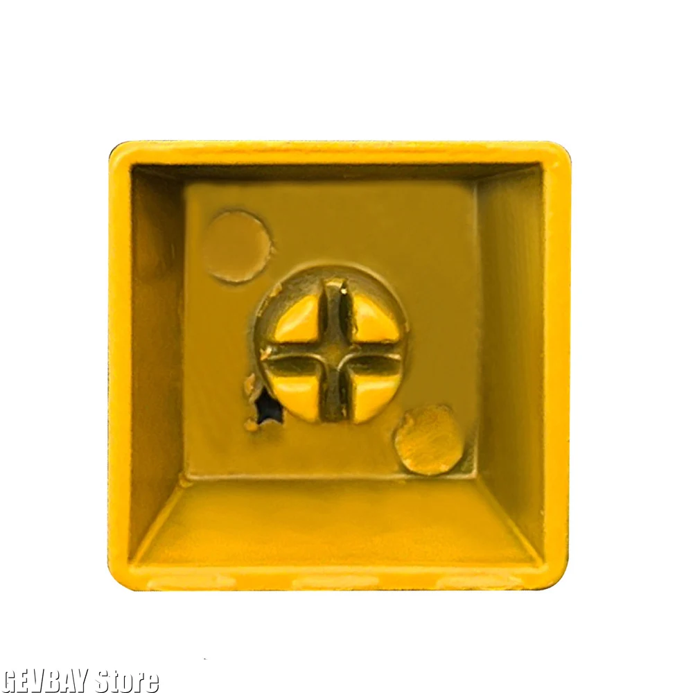 غطاء مفاتيح معدني بشعار Rockstar بنمط ثلاثي الأبعاد ملمس مريح لعمود لوحة المفاتيح الميكانيكية المتقاطعة #4