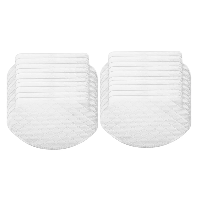 AY03-20PCS panos de esfregão descartáveis de substituição para ecovacs deebot ozmo 950 920 905 trapos aspirador de pó robótico