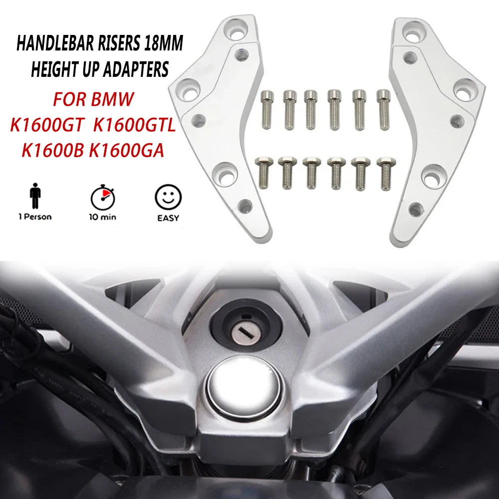 

Переходники на руль для Мотоцикла BMW K1600GT K1600GTL K1600 K 1600 GT L 1600GT GTL 12-2019 из алюминиевого сплава 18 мм