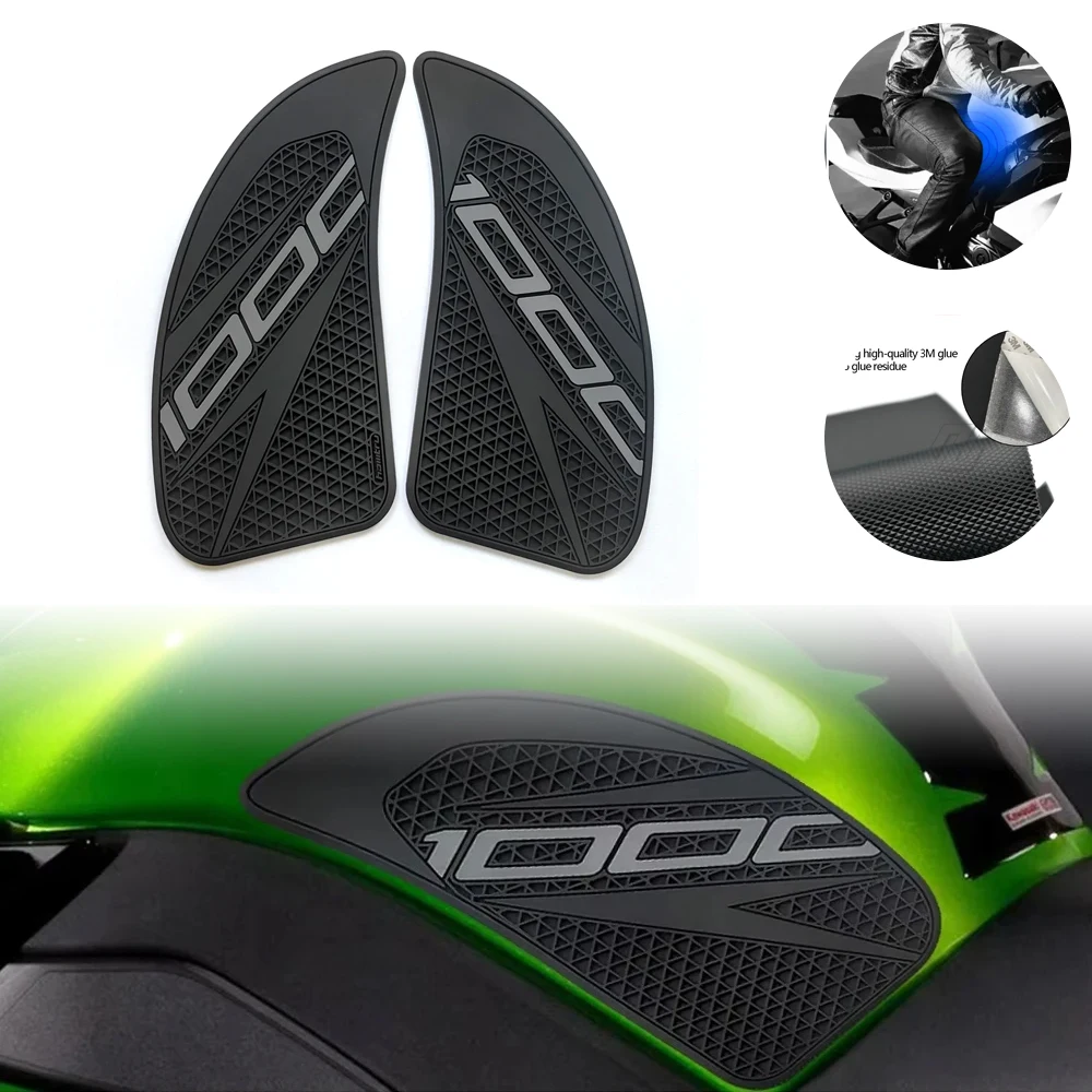 

For Kawasaki Z1000SX 2011-2022 Z1000SX ABS 2011-2016 motorcycle side fuel tank pad anti slip PVC sticker