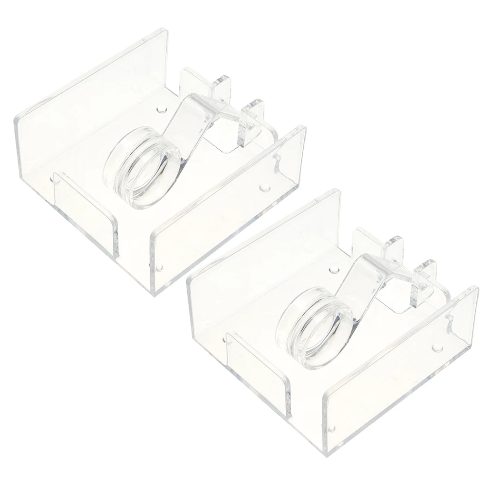

2pcs Acrylic Tissue Box Napkin Holder Paper Towel Dispenser Square Transparent Eco Friendly Bedroom Living Room Toilet