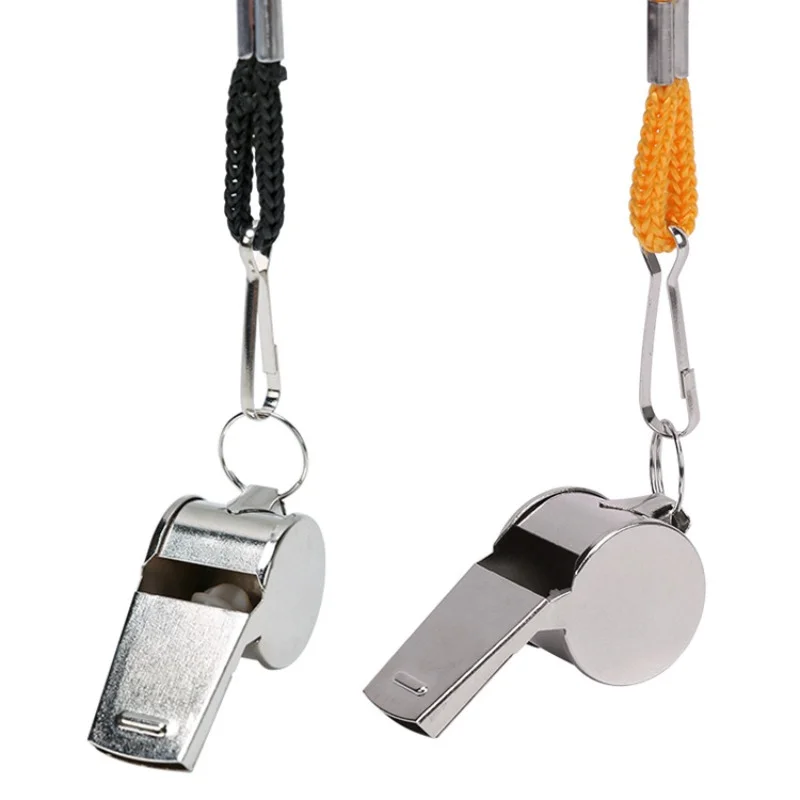 

1 шт. металлический свисток из нержавеющей стали для спортивных тренировок, судей, вечеринок, школы, чирлидинга