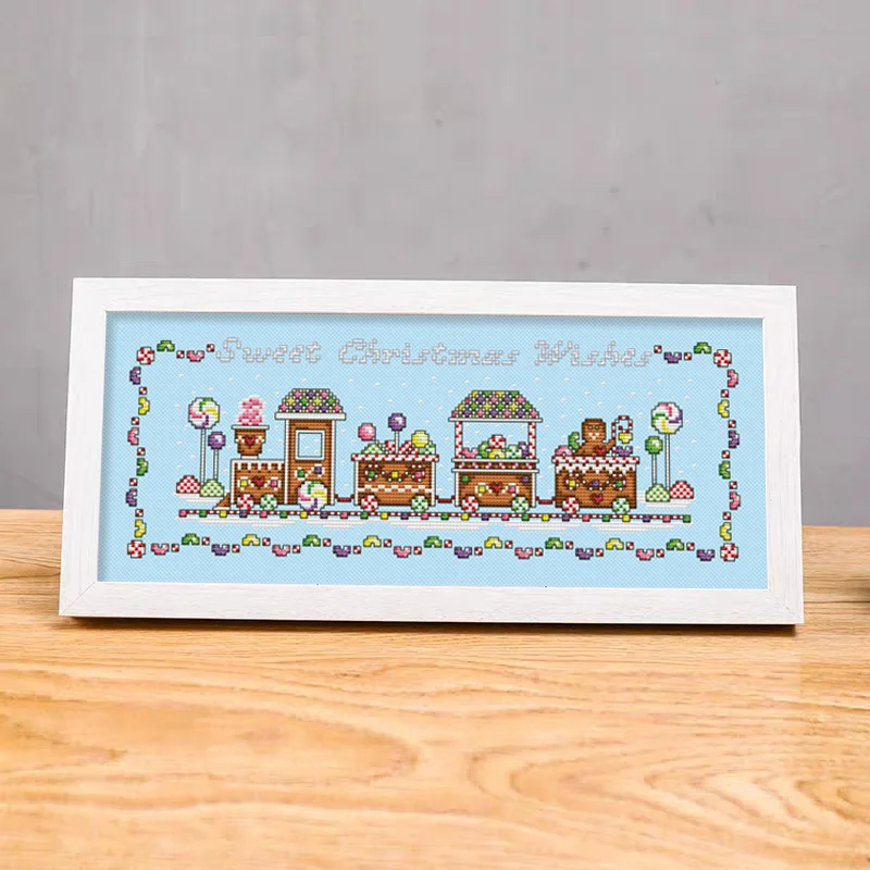 

ZZ839 Homefun Cross Stitch Kit Package Greeting Needlework Counted Cross-Stitching Kits New Style Counted Cross Stich Painting