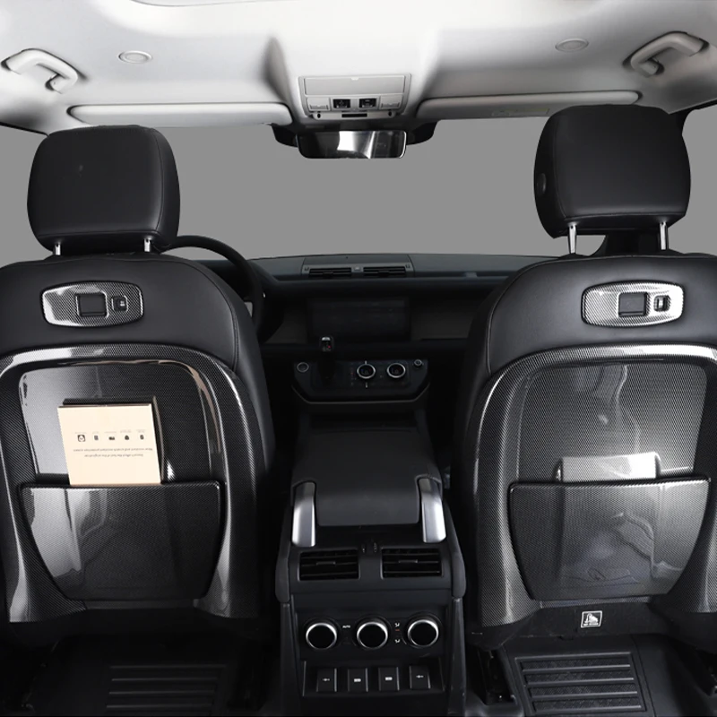 

Suitable for 20-24 Land Rover Defender seat kick plates, rear seat kick pads, scratch resistant interior modifications