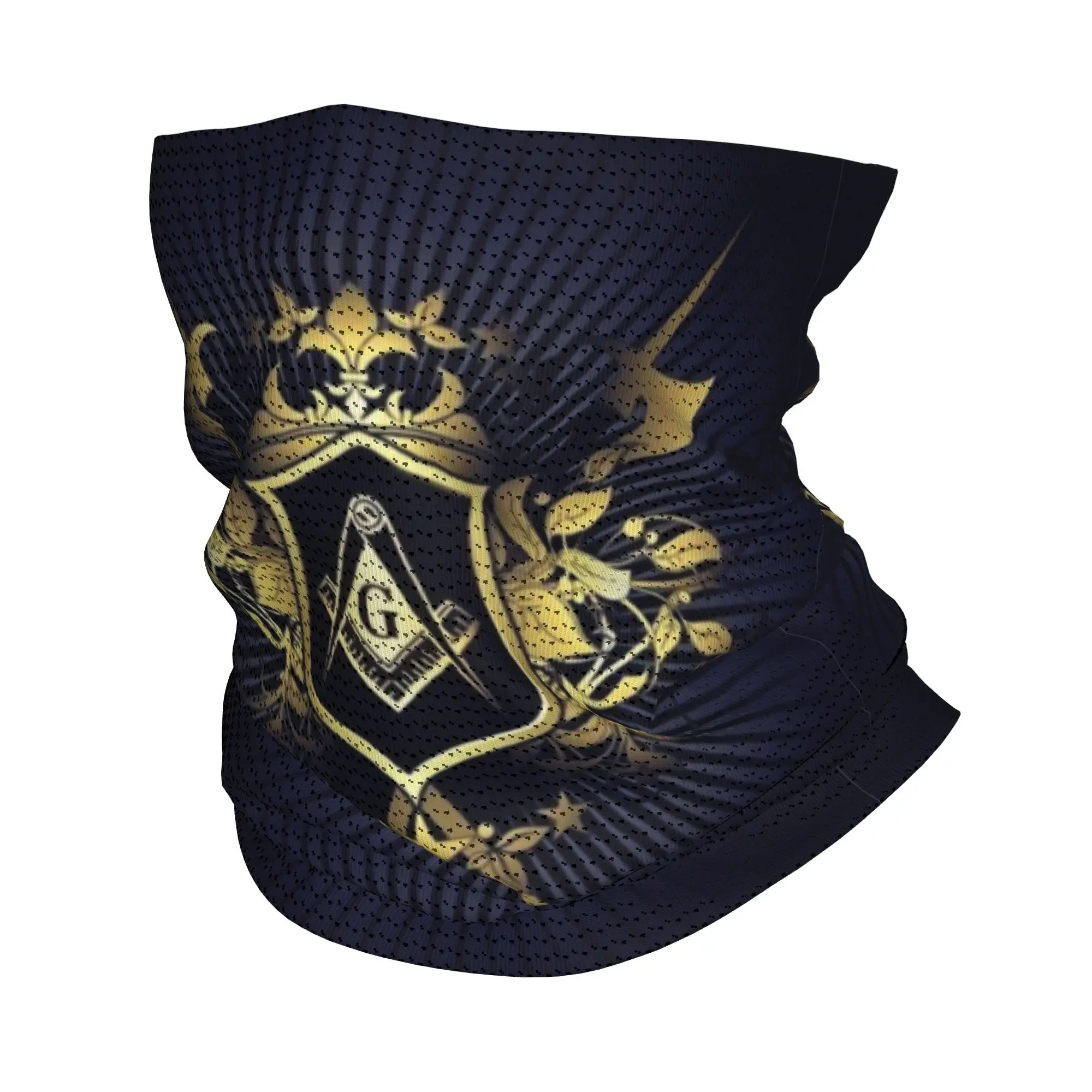 

Custom Freemasonry Bandana Neck Gaiter UV Protection Face Scarf Cover Women Men Masonic Mason Headband Tube Balaclava