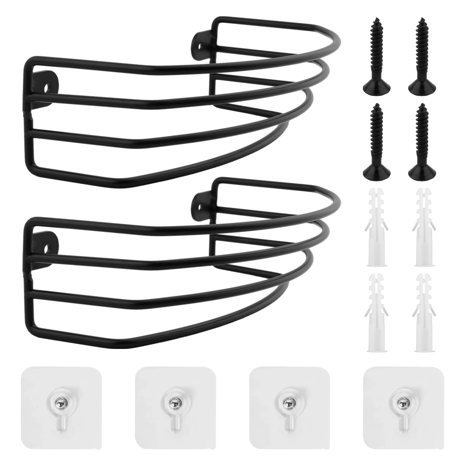 

2pcs Shop Door Space Saving Wall Mount Iron Home Decor Hat Rack For Baseball Cap