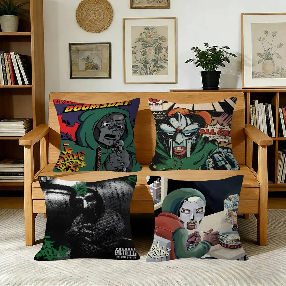 Singer MF DOOMS cartoon   Pillow Anime Pillow Sofa Bed Head Pillow Cover Cushion Cover 45x45 cm Fashion