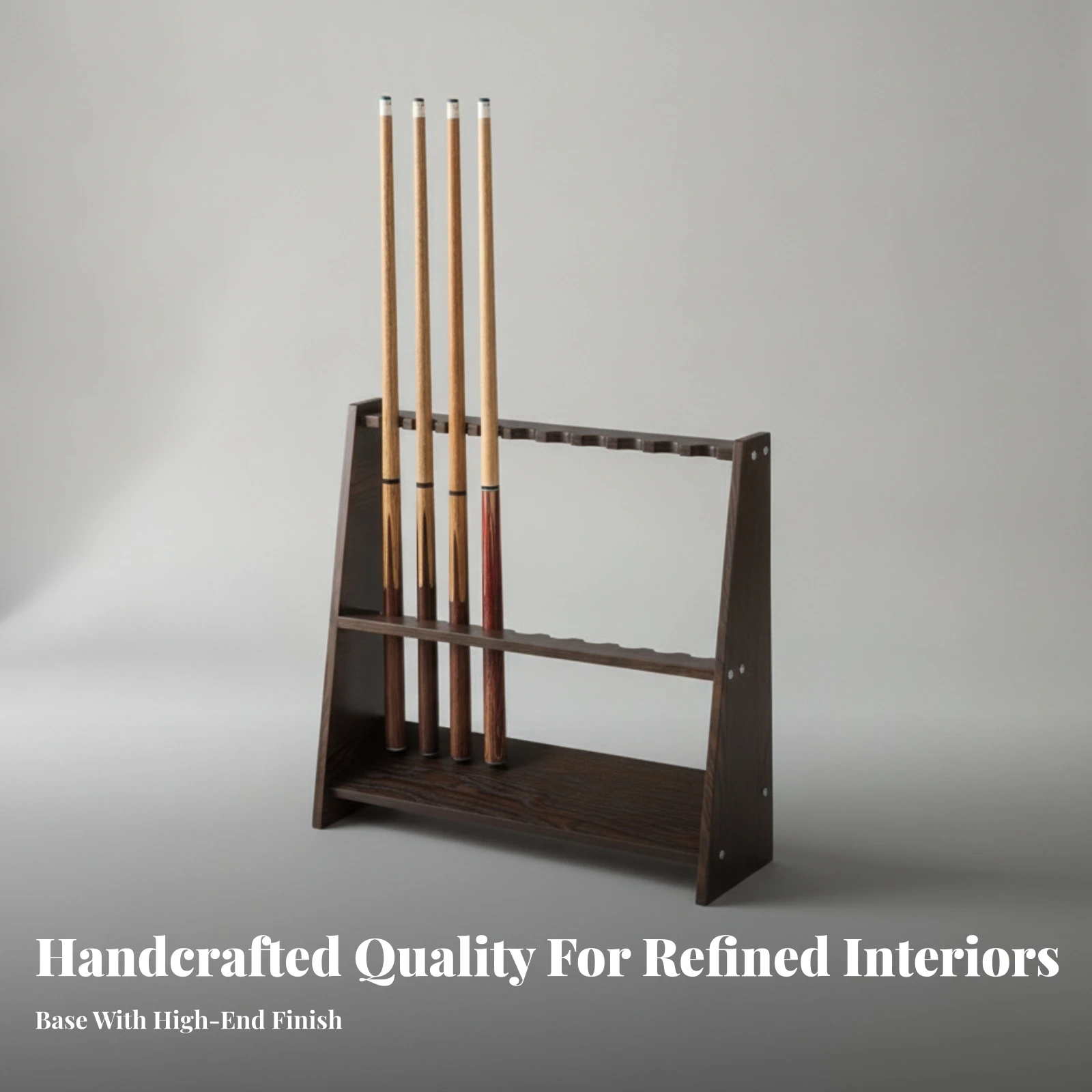 Billiard Cue Rack Stable Billiard Cue Rack with 10 Holes Furniture Long-Lasting Organized for Pool Enthusiasts, Game Room