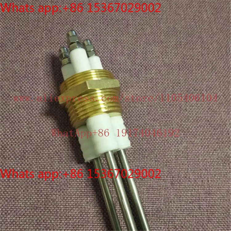 Three-pin water level electrode sensor, boiler electrode, water level probe steam generator holder one inch three-pin