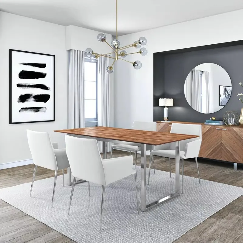 Armadi buffet da ristorante Credenza portaoggetti con gambe in metallo con cassetti per la casa e la cucina