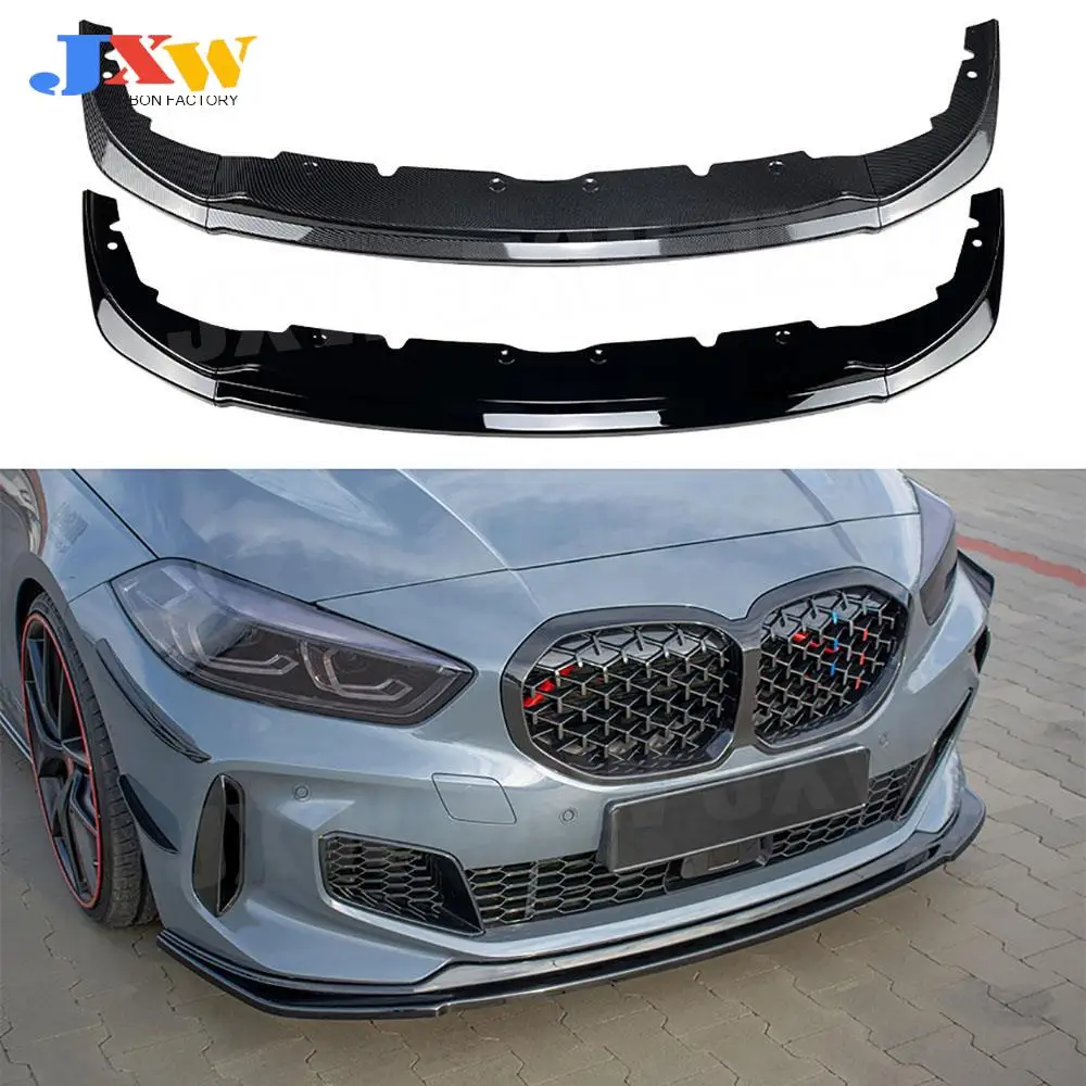 

ABS Front Bumper Lip Spoiler for BMW 1 Series F40 M Sport 118i 120i 128ti 2020+ Car Front Bumper Lip Chin Spoiler Decoration