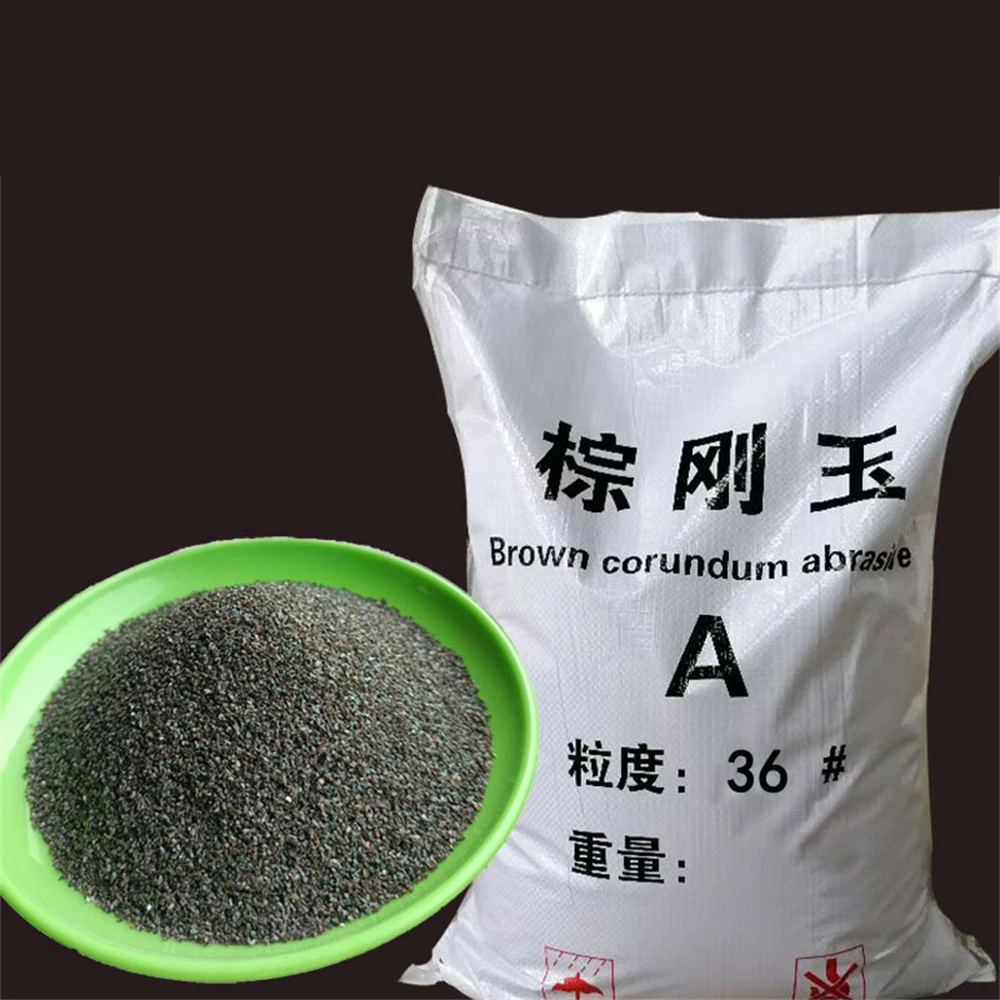 500g Brown Corundum Abrasive Sand Blasting Rust Removal Metal Polishing Grinding Powder