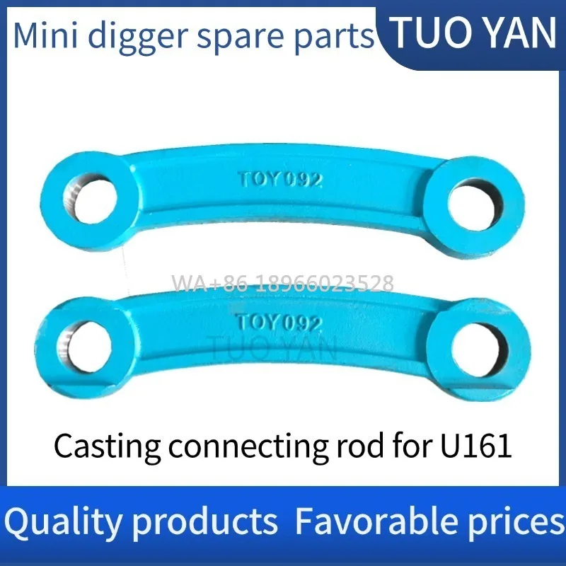 Fabriklieferung Ersatzteile für Minibagger Kubota U161 Schaufstift H-Rahmen Pleuel U155 Buchsen Schaufel H-Link