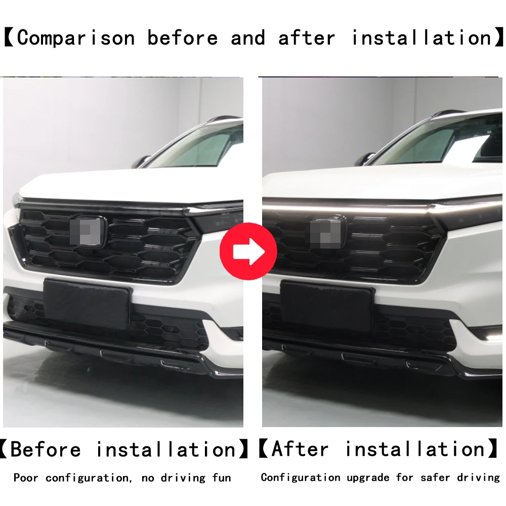 

For Honda CRV CR-V 2023 2024 Grille Daylight LED DRL Fpg Lamp Rear LED Rear Bumper Light Rear Tail Light Headlight