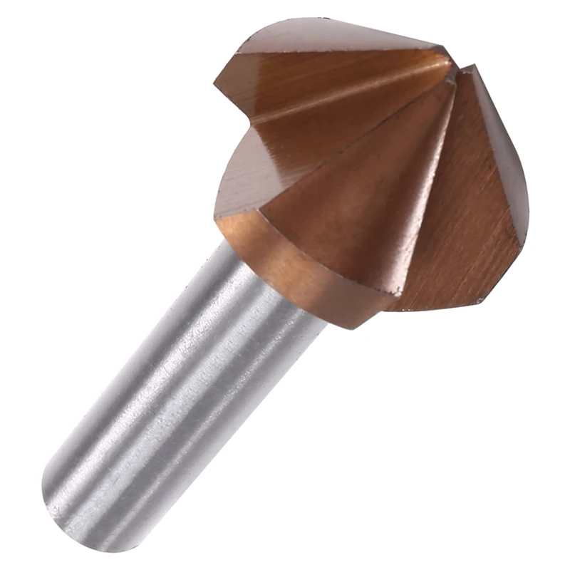 

ABBN-Countersunk Drill Bit 3-Flutes 90-Degrees Chamfering Cutter Tungsten Steel Carbide Single Edge Reaming Drill 30Mm