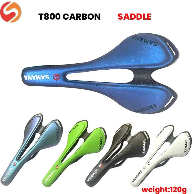 

SAMANA saddle Super Light 120g T800 Carbon Saddle MTB saddle Bicycle Seat Bicycle Accessories Bicycle seat