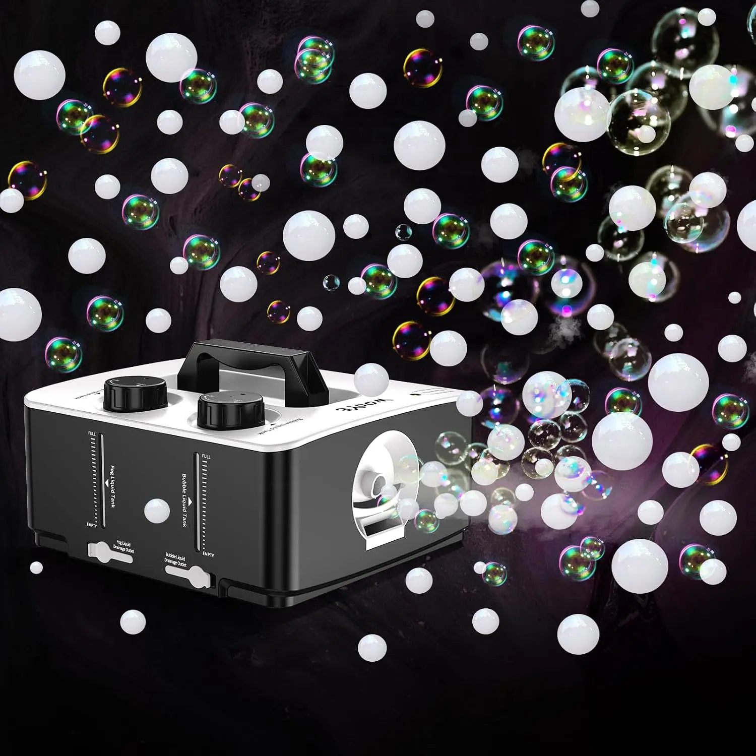 Fog Maker Bubble Generator Portable Smoke Blower Indoor Outdoor Party Wedding Birthday Photograph Christmas Halloween