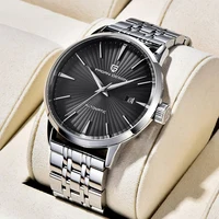 Reloj de Negocios de Primera Calidad PAGANI DESIGN, Reloj Mecánico Automático, Acero Inoxidable 316L, Resistente al Agua, Relojes de Lujo con Calendario para Hombre