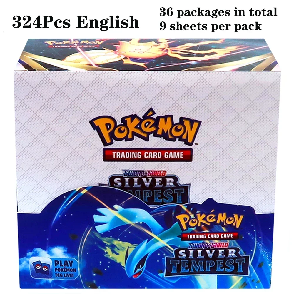 324pcs pokemon cards Pokmon Trading Booster Box (324 pcs) Limited Edition 324pcs Pokemon TCG: Sword &