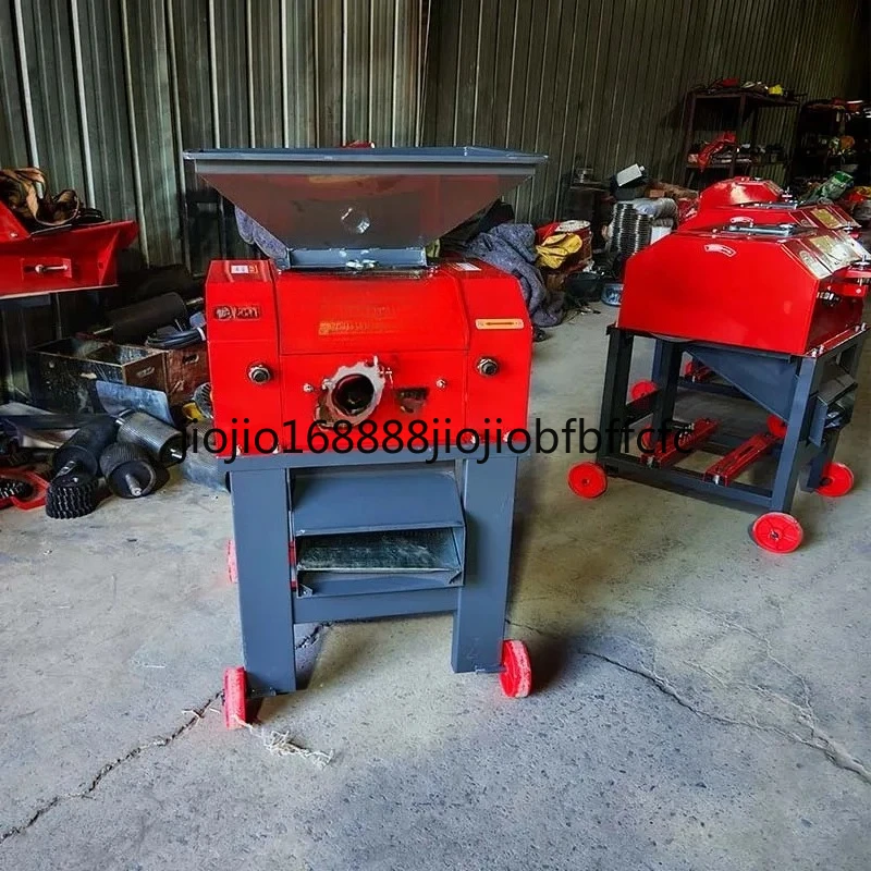 Applicable to semi soybean peanut pellet feed grinder/double roll household grain grinder